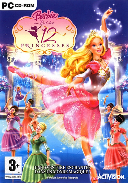 jaquette du jeu vidéo Barbie au Bal des 12 Princesses