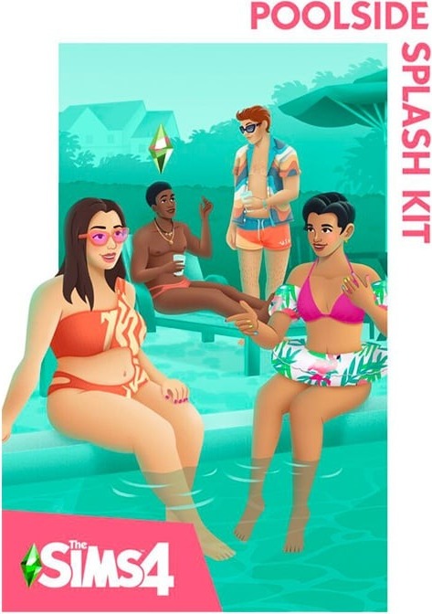 jaquette du jeu vidéo Les Sims 4 : Kit A La Piscine