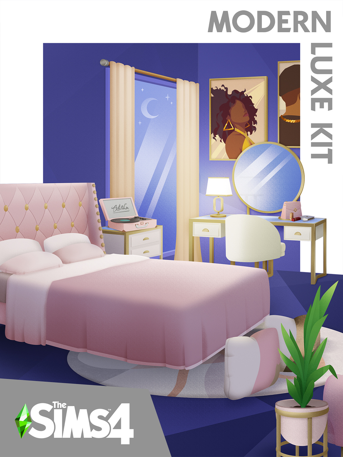 jaquette du jeu vidéo Les Sims 4 : Kit Luxe Moderne