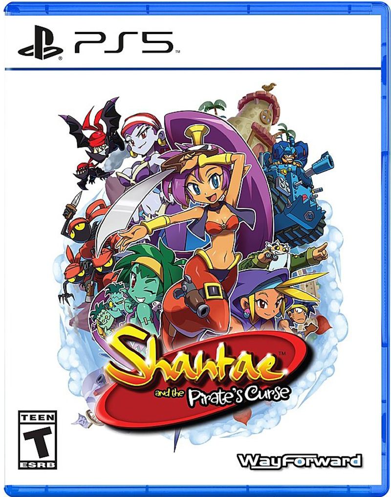 jaquette du jeu vidéo Shantae and the Pirate's Curse