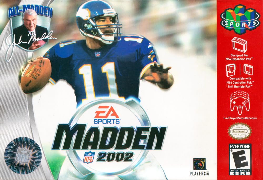 jaquette du jeu vidéo Madden NFL 2002