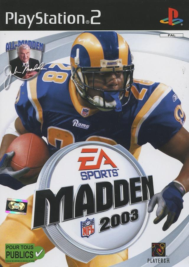 jaquette du jeu vidéo Madden NFL 2003