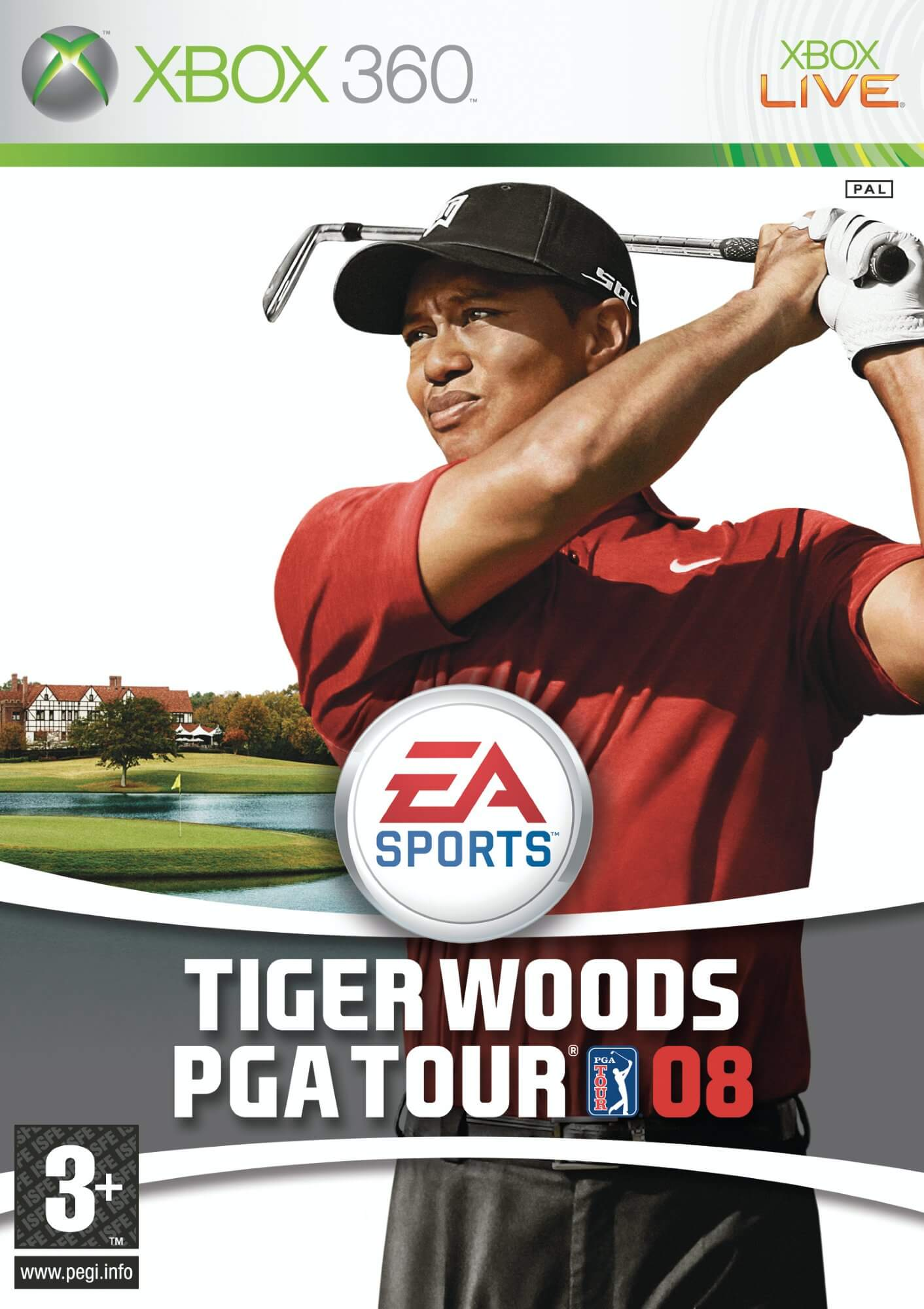 jaquette du jeu vidéo Tiger Woods PGA Tour 08