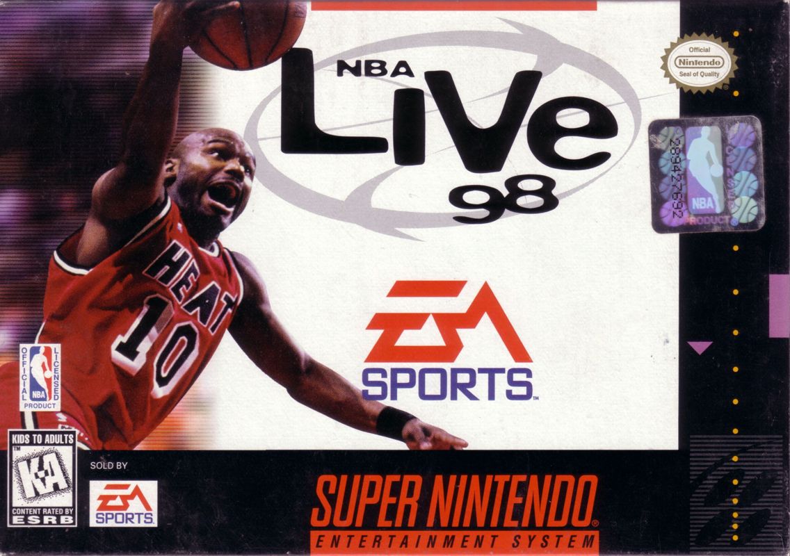 jaquette du jeu vidéo NBA Live 98
