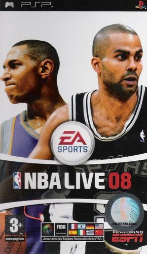 jaquette du jeu vidéo NBA Live 08