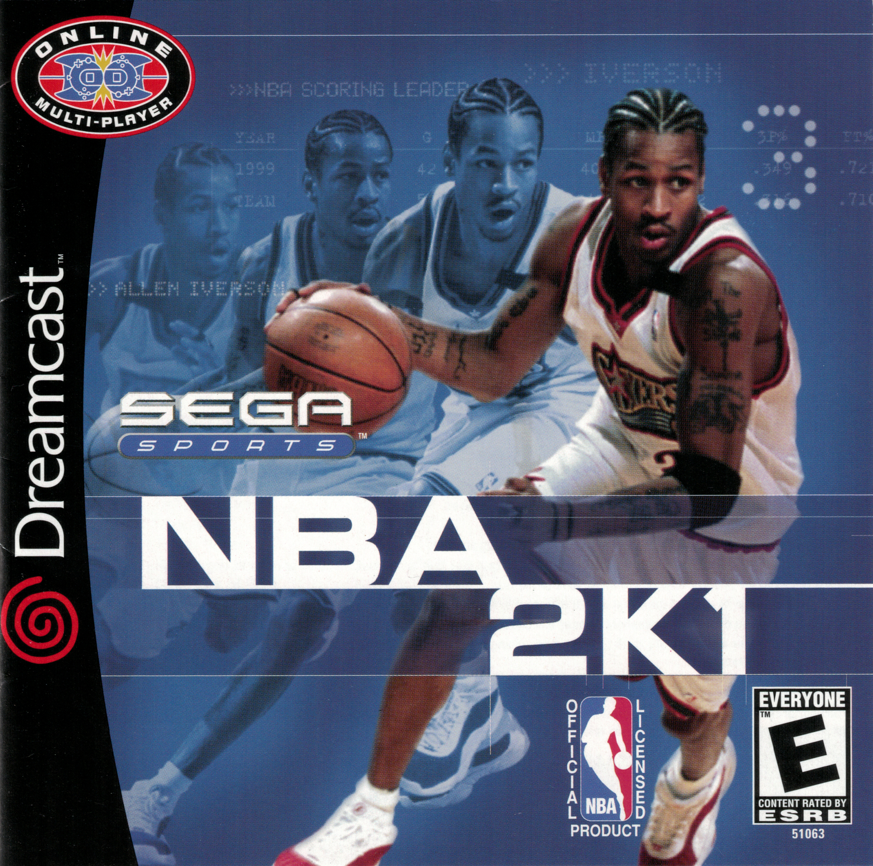 jaquette du jeu vidéo NBA 2K1