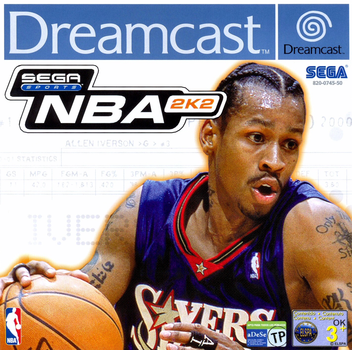 jaquette du jeu vidéo NBA 2K2