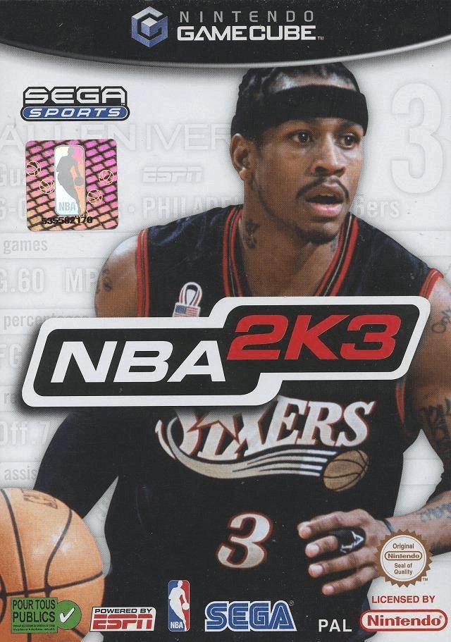 jaquette du jeu vidéo NBA 2K3