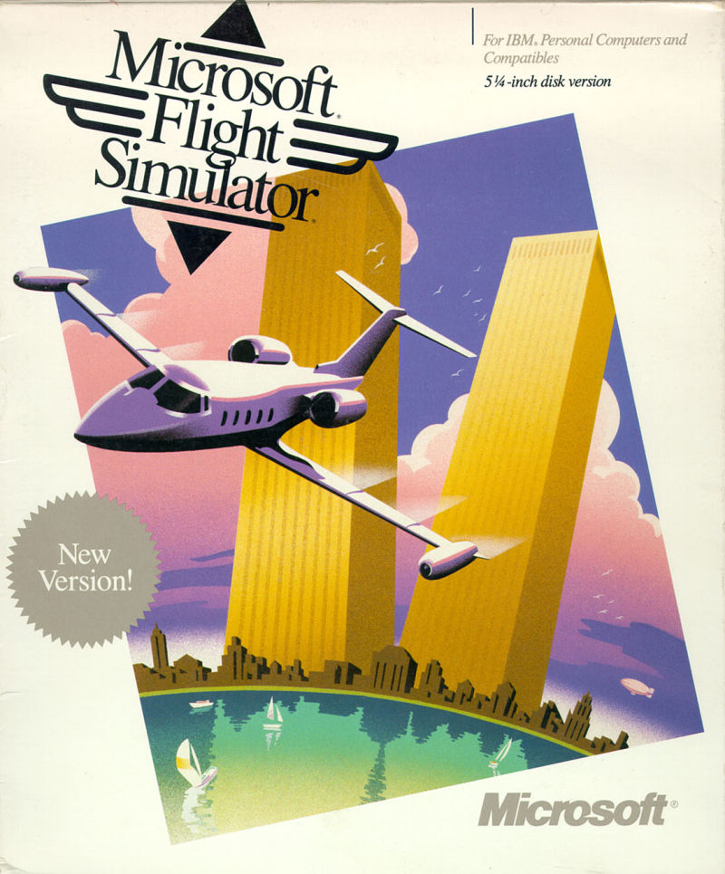 jaquette du jeu vidéo Microsoft Flight Simulator 3.0