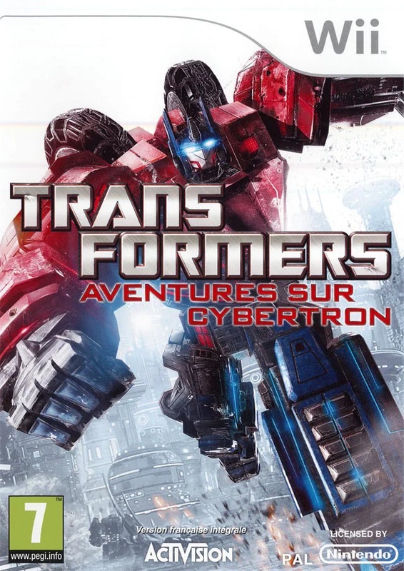 jaquette du jeu vidéo Transformers : Aventures sur Cybertron