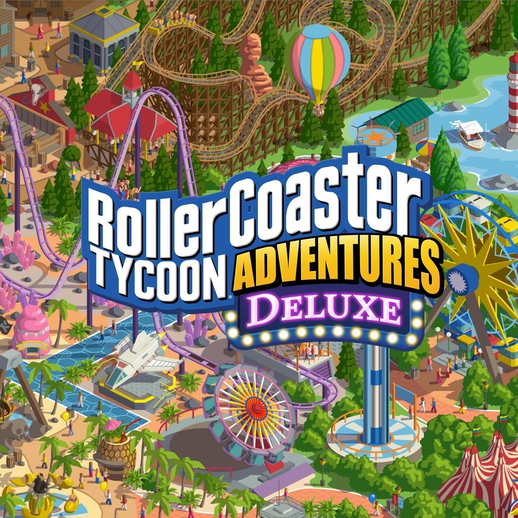 jaquette du jeu vidéo RollerCoaster Tycoon Adventures