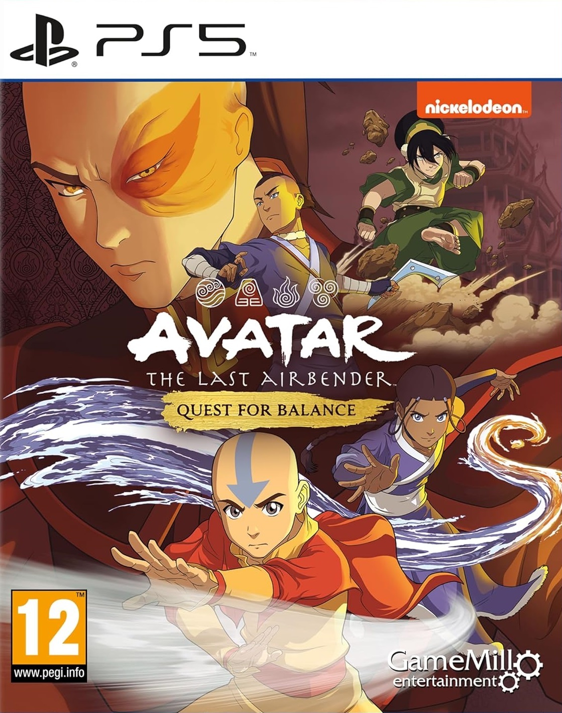 jaquette du jeu vidéo Avatar The Last Airbender: Quest for Balance