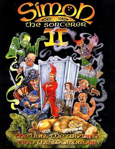 jaquette du jeu vidéo Simon the Sorcerer II : The Lion , the Wizard and the Wardrobe