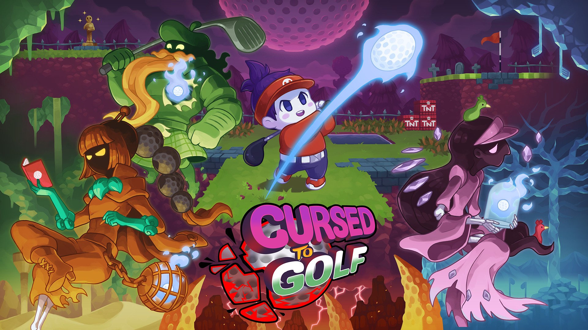 jaquette du jeu vidéo Cursed to Golf
