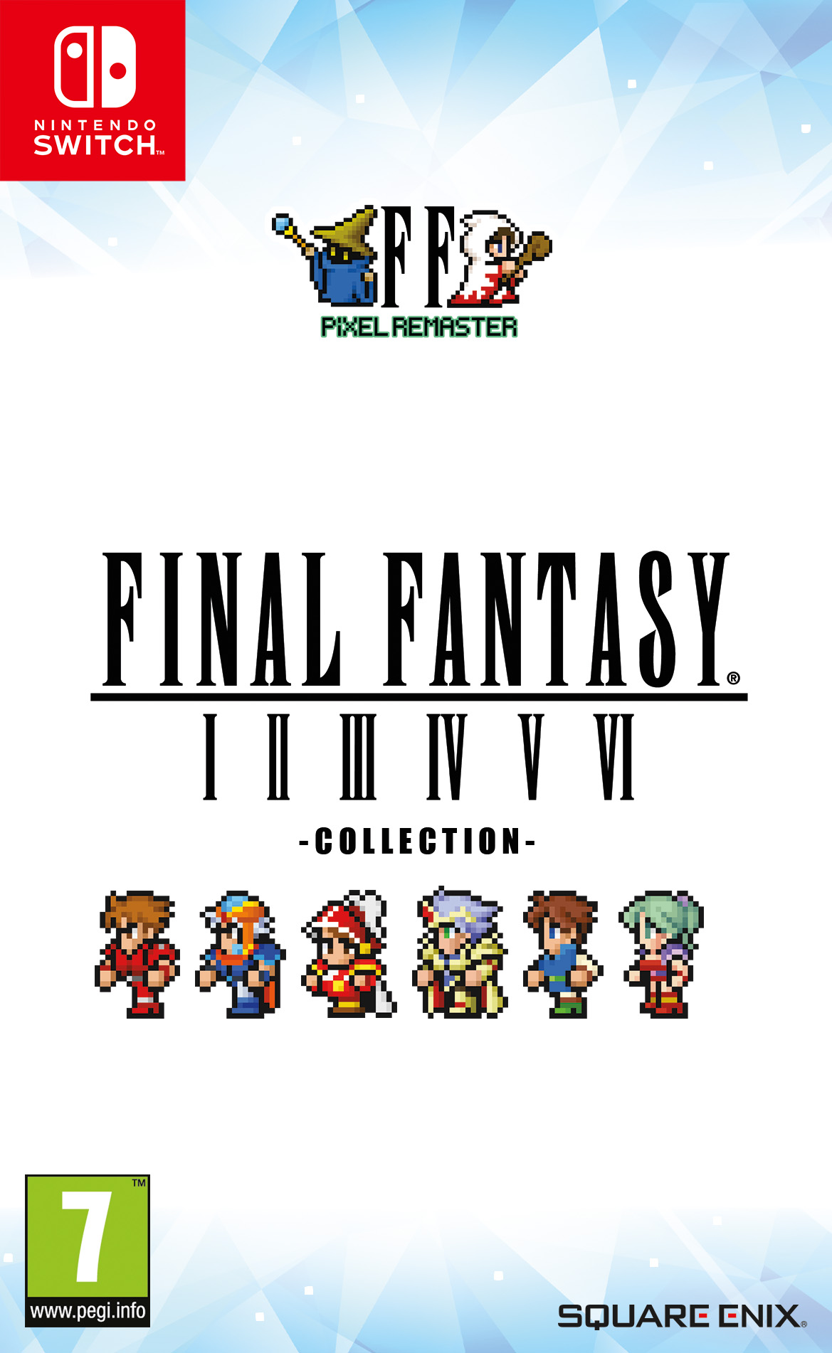 jaquette du jeu vidéo Final Fantasy I-VI Collection - Pixel Remaster
