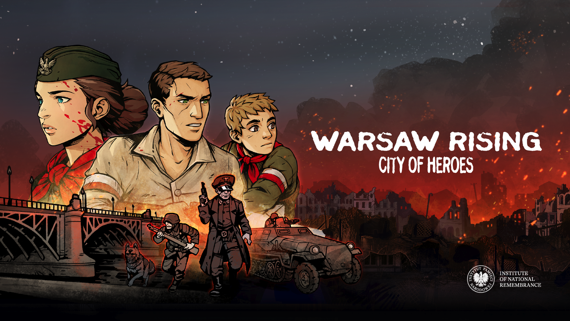 jaquette du jeu vidéo Warsaw Rising : Cité des Héros