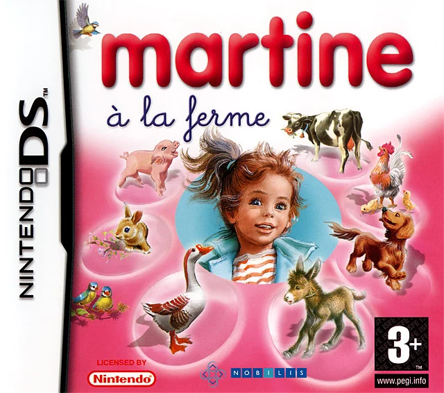 jaquette du jeu vidéo Martine à la Ferme