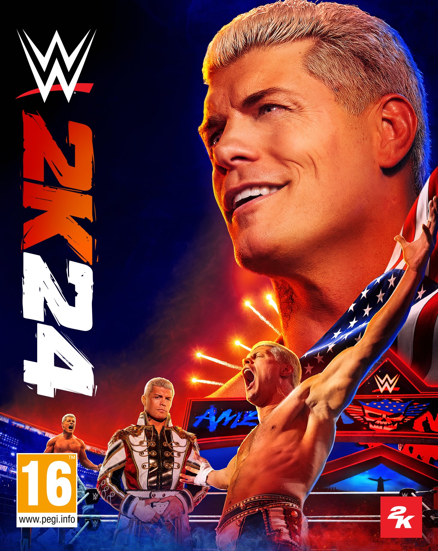jaquette du jeu vidéo WWE 2K24