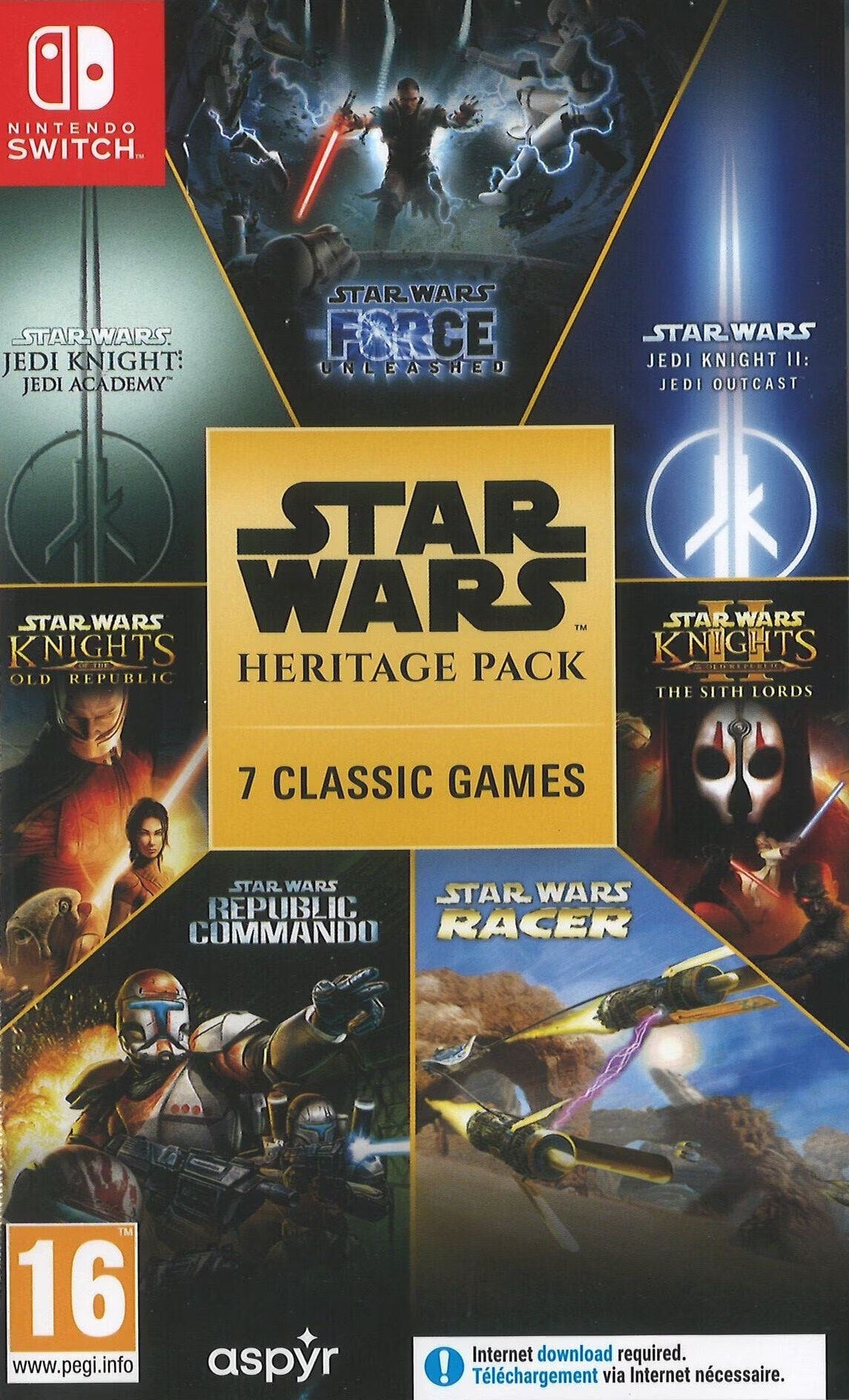 jaquette du jeu vidéo Star Wars Heritage Pack