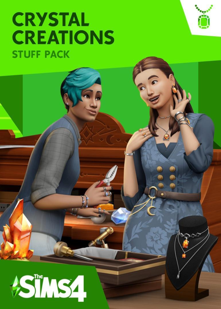 jaquette du jeu vidéo Les Sims 4 Kit d’objets Créations En Cristal