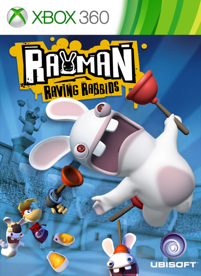 jaquette du jeu vidéo Rayman contre les Lapins Crétins