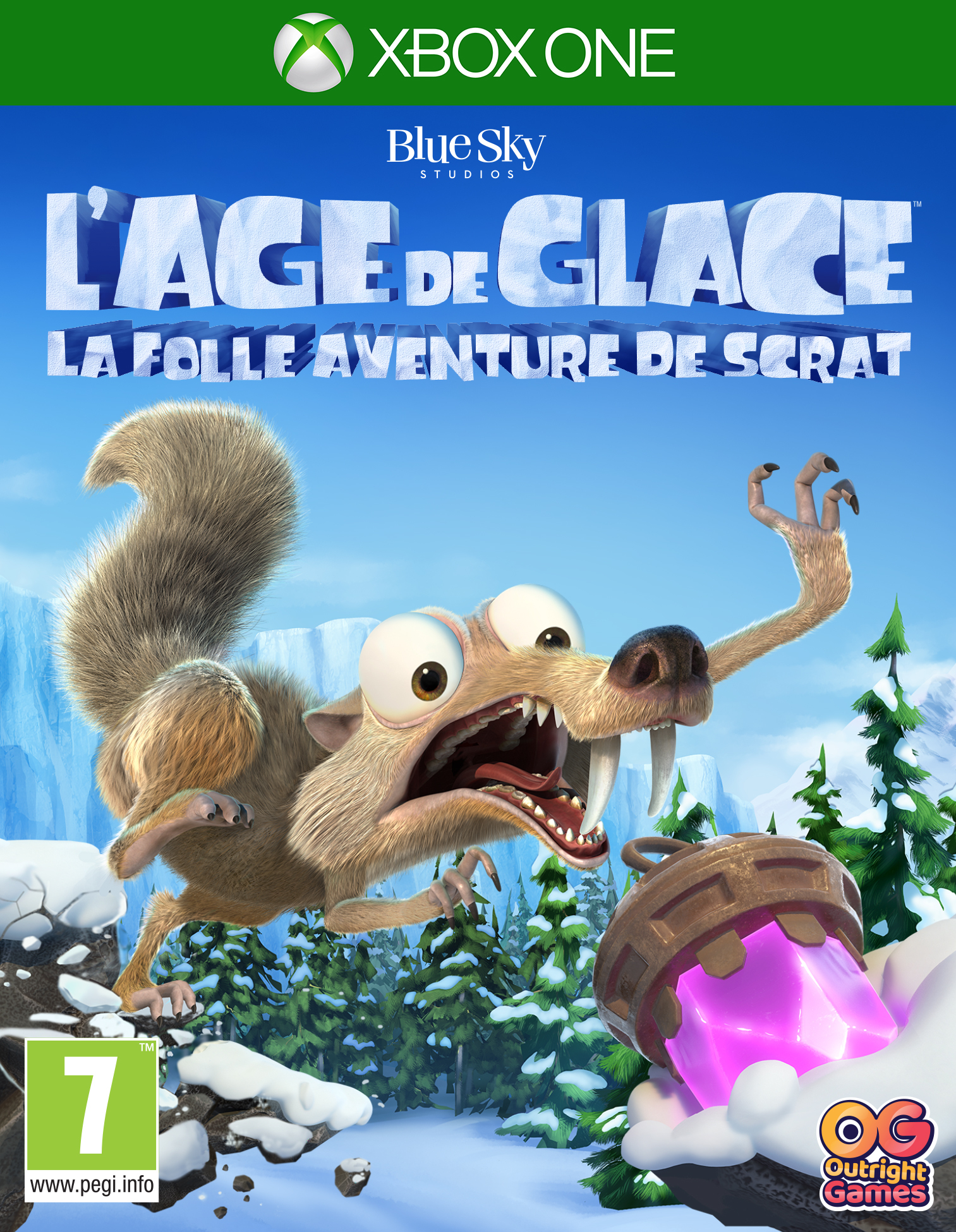 jaquette du jeu vidéo L'Âge de Glace : La folle aventure de Scrat
