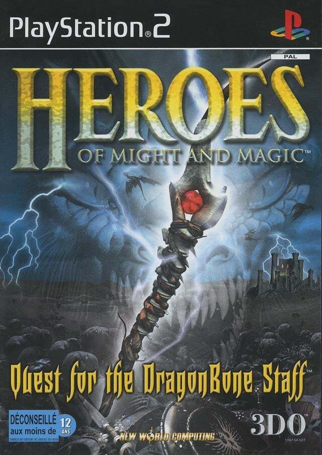 jaquette du jeu vidéo Heroes of Might and Magic : Quest for the DragonBone Staff