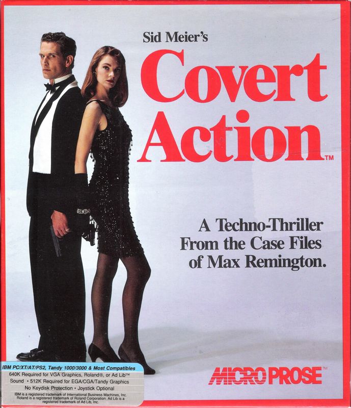 jaquette du jeu vidéo Sid Meier's Covert Action