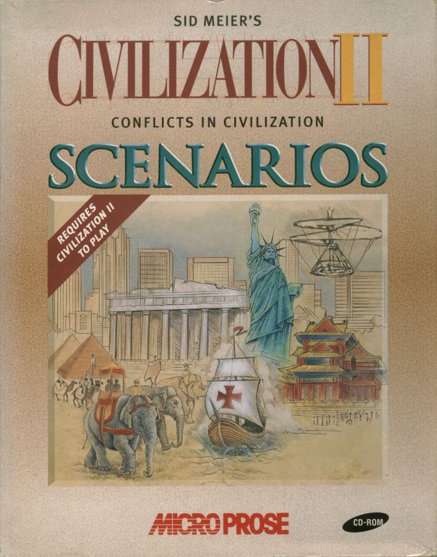 jaquette du jeu vidéo Sid Meier's Civilization II Scenarios: Conflicts in Civilization