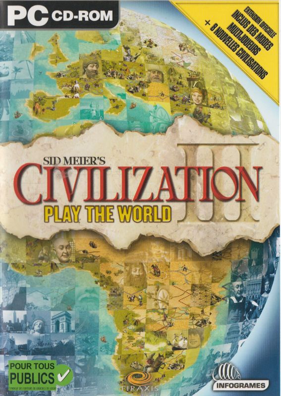 jaquette du jeu vidéo Sid Meier's Civilization III: Play the World