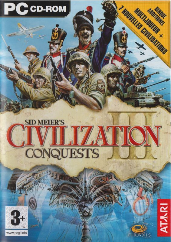 jaquette du jeu vidéo Sid Meier's Civilization III: Conquests