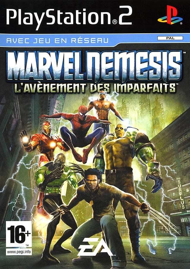 jaquette du jeu vidéo Marvel Nemesis : L'Avènement des Imparfaits