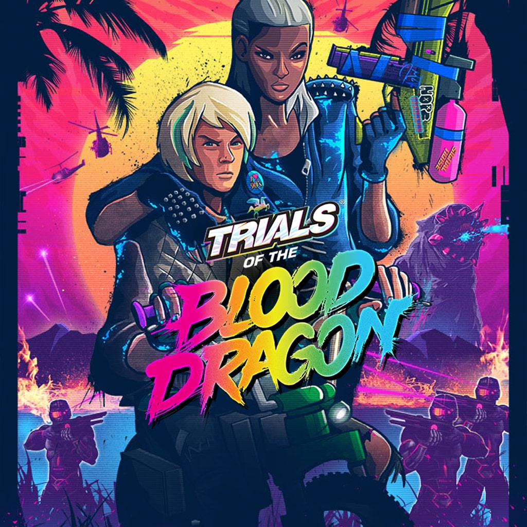 jaquette du jeu vidéo Trials of the Blood Dragon