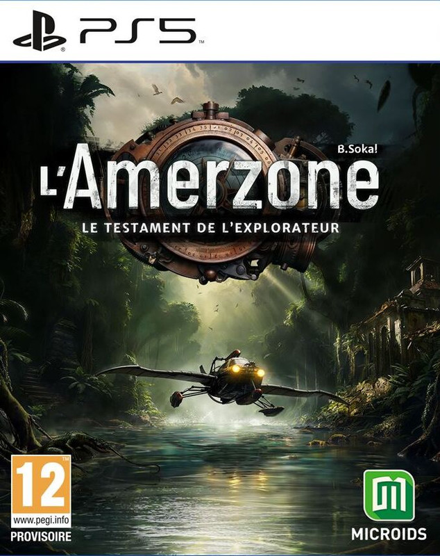 jaquette du jeu vidéo L'Amerzone - Le testament de l'explorateur