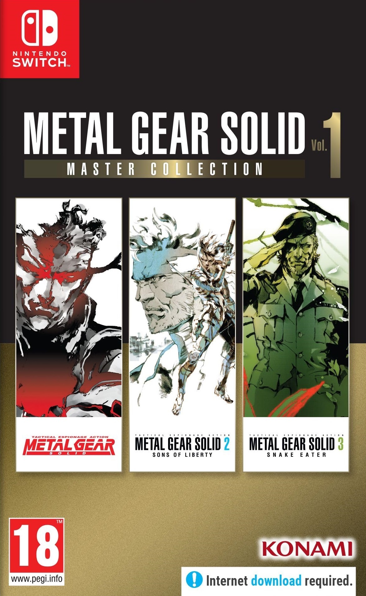 jaquette du jeu vidéo Metal Gear Solid Master Collection Vol. 1