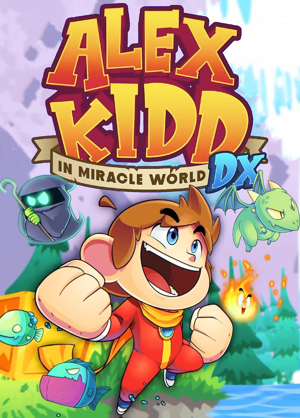 jaquette du jeu vidéo Alex Kidd in Miracle World DX