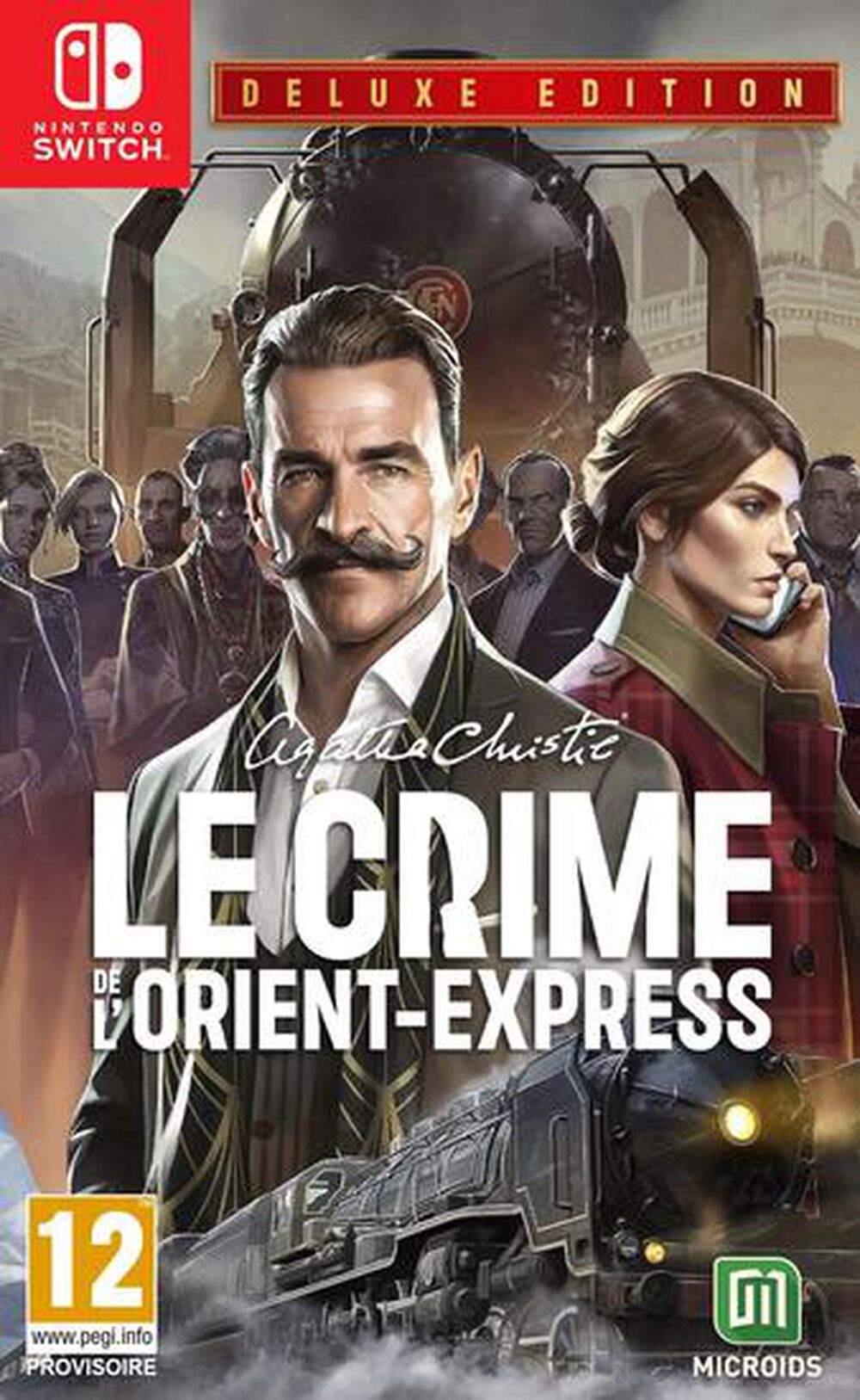 jaquette du jeu vidéo Agatha Christie : Le crime de l'orient express