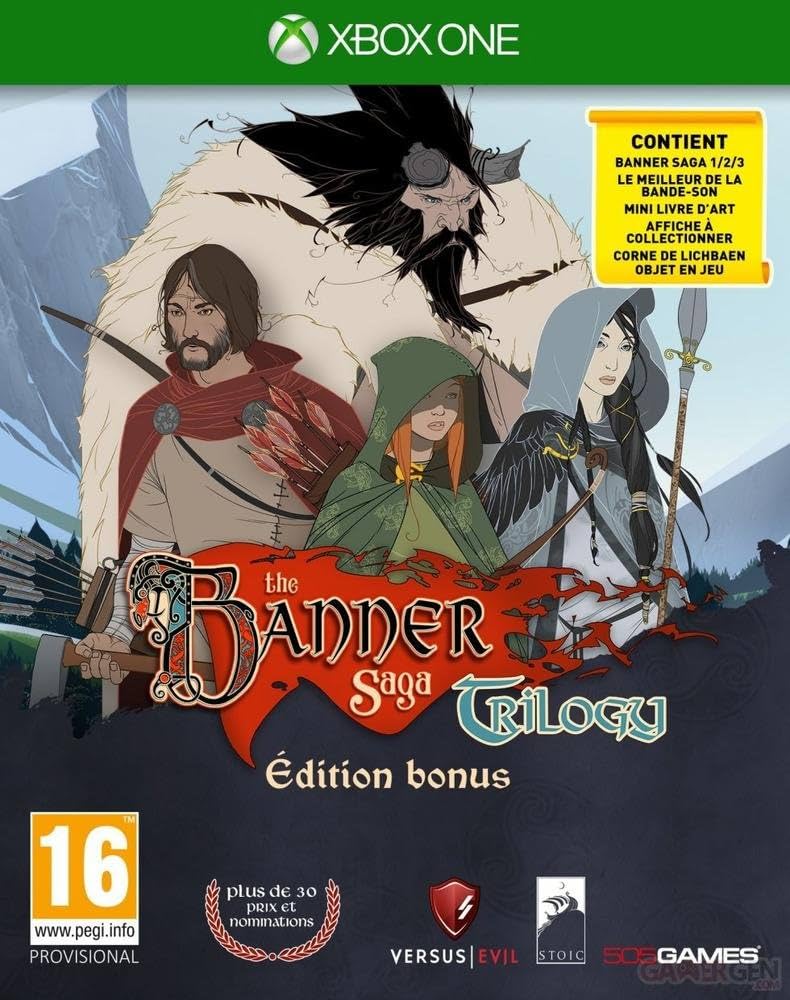 jaquette du jeu vidéo The Banner Saga Trilogy