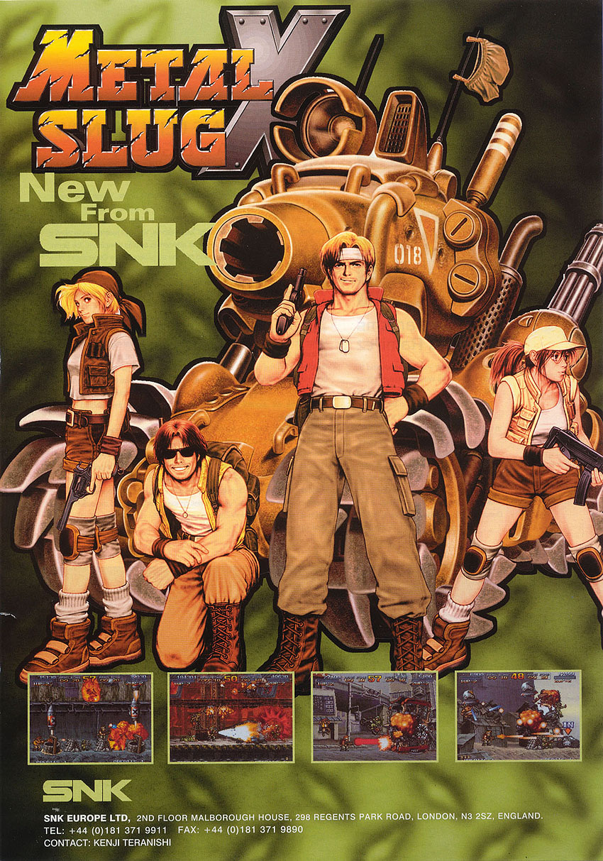 jaquette du jeu vidéo Metal Slug X