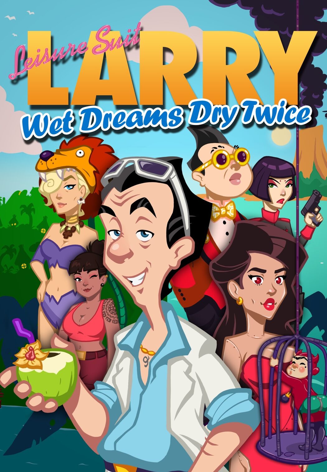 jaquette du jeu vidéo Leisure Suit Larry: Wet Dreams Dry Twice