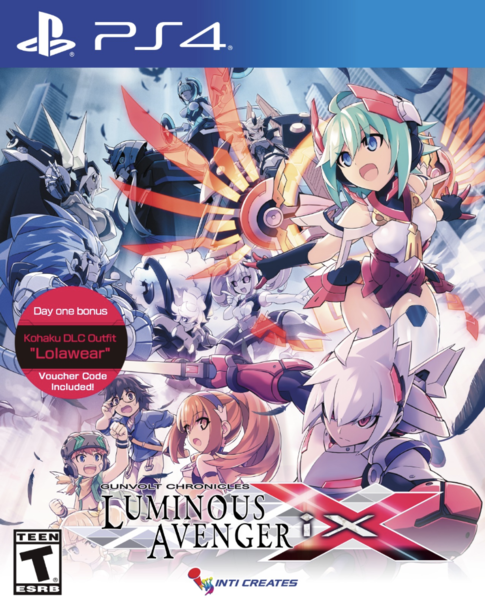 jaquette du jeu vidéo Gunvolt Chronicles : Luminous Avenger iX