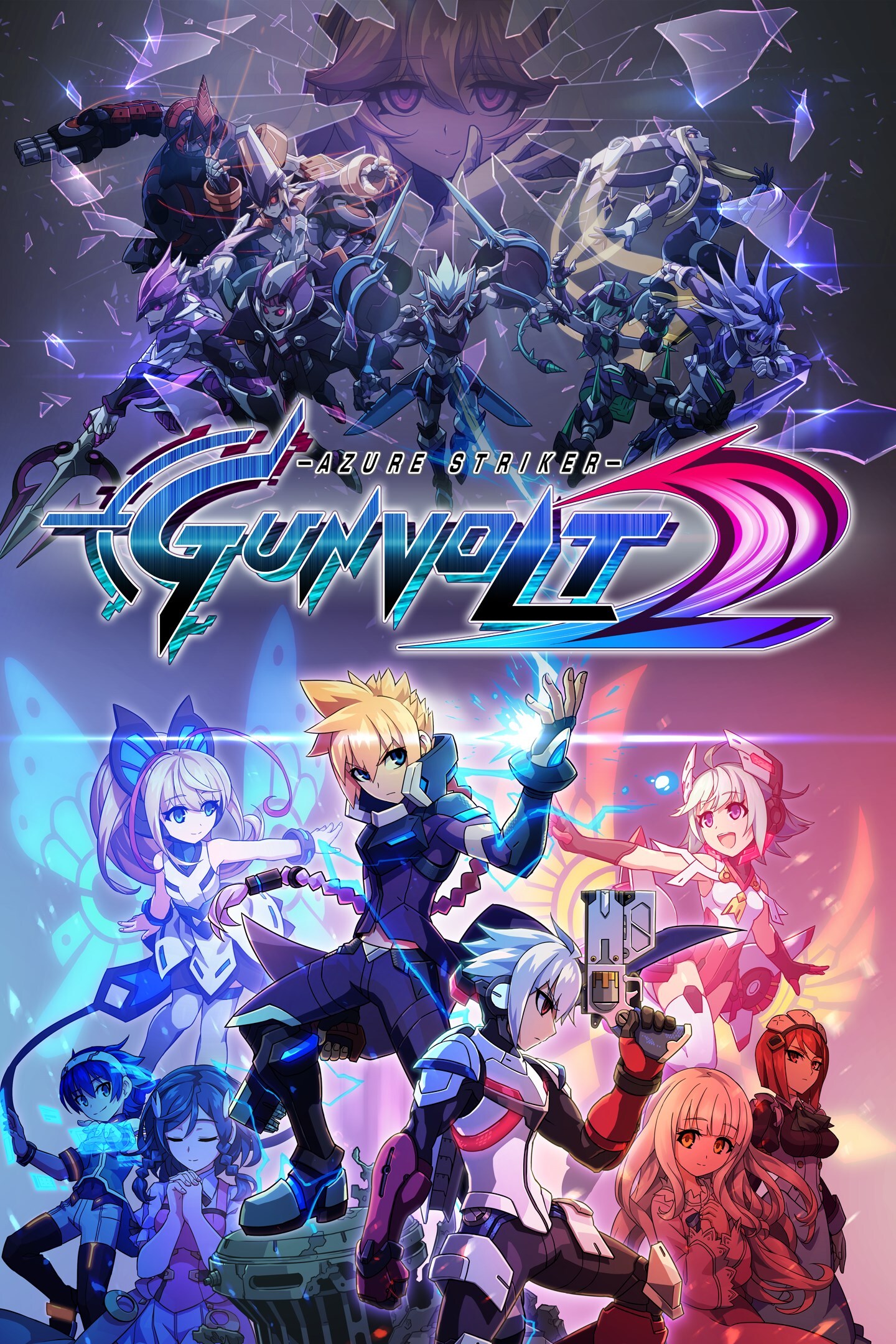 jaquette du jeu vidéo Azure Striker Gunvolt 2