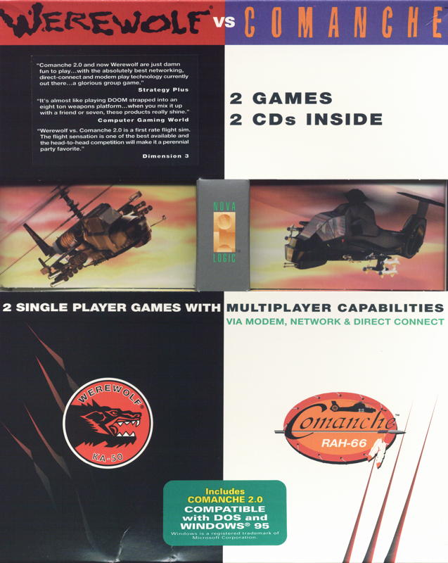 jaquette du jeu vidéo Werewolf vs. Comanche 2.0