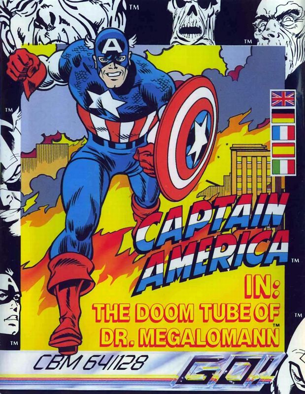jaquette du jeu vidéo Captain America in: The Doom Tube of Dr. Megalomann