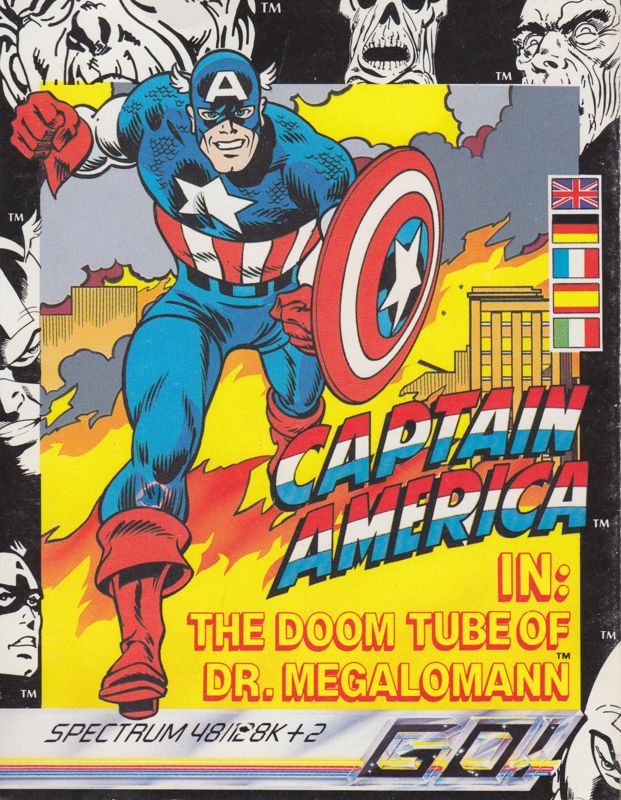 jaquette du jeu vidéo Captain America in: The Doom Tube of Dr. Megalomann