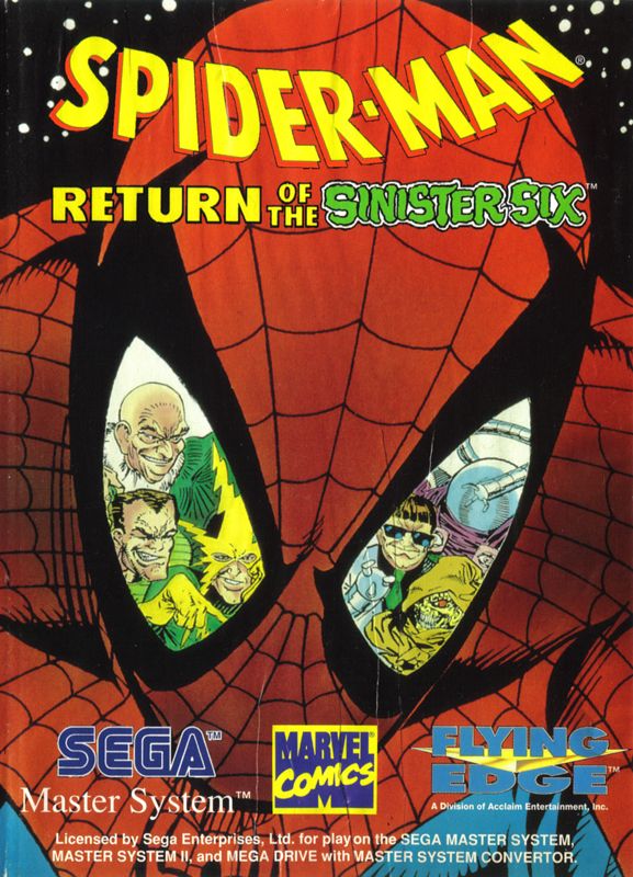 jaquette du jeu vidéo Spider-Man: Return of the Sinister Six