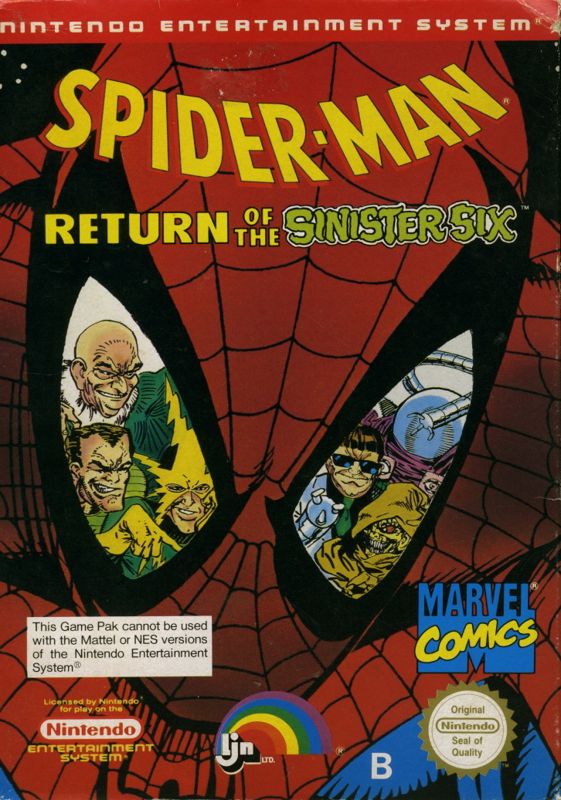 jaquette du jeu vidéo Spider-Man: Return of the Sinister Six