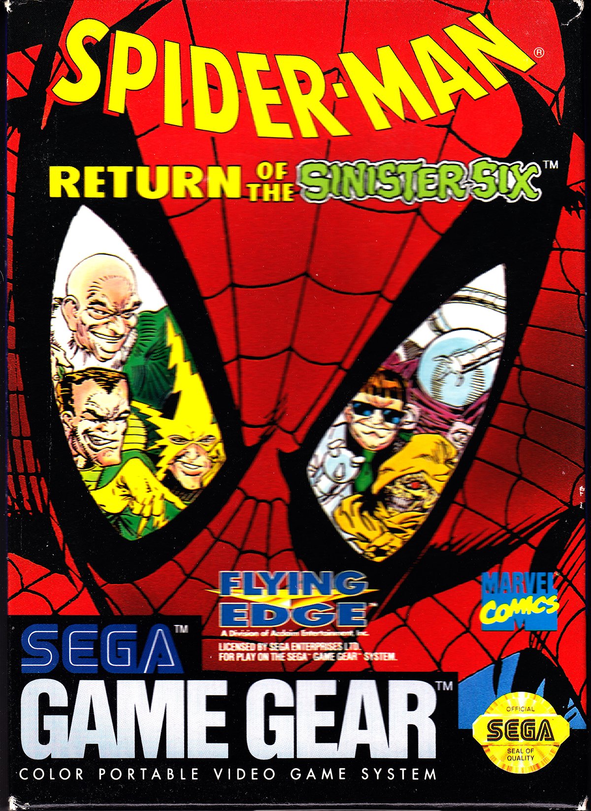 jaquette du jeu vidéo Spider-Man: Return of the Sinister Six