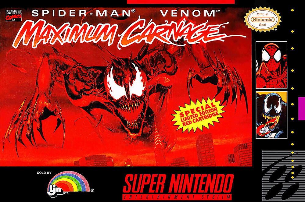 jaquette du jeu vidéo Spider-Man and Venom: Maximum Carnage