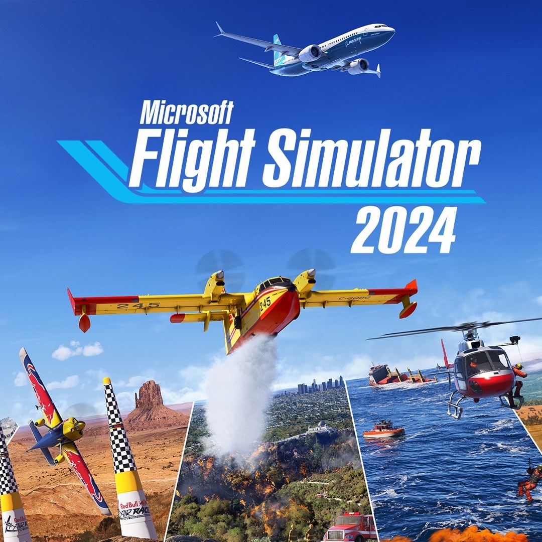 jaquette du jeu vidéo Microsoft Flight Simulator 2024